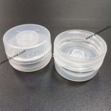 Comhla Seiceála Slí Bhealaigh Silicone Custom Squeeze BottleCap